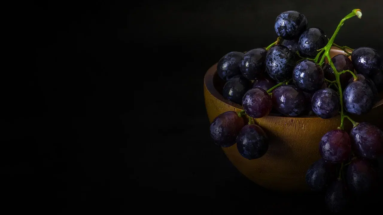 Le raisin a un grain